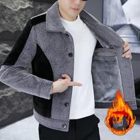 Vyriška žieminė striukė, laisvalaikio striukė, žieminė trumpa striukė, šilta, pastorinta palaidinė su gobtuvu 5XL