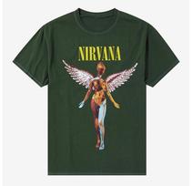 Nirvana In Utero Angel Green Marškinėliai Dydis S-5XL Unisex Marškinėliai S