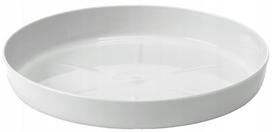 Gėlių vazono padėkliukas Baltas 234x34cm Plastikinis blizgus