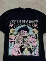 Retas System Of A Down Grupės Dovana Gerbėjui Juoda S-4XL Unisex Marškinėliai Unisex Marškinėliai L