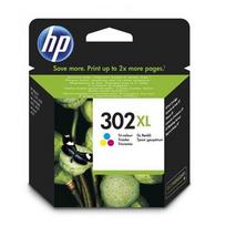 HP 302XL didesnės talpos daugiaspalvė rašalo kasetė - Originali kasetė
