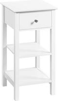 Yaheetech Naktinis staliukas su stalčiumi "Box Spring Bed Bedside Table" Siauras šoninis staliukas Sofos staliukas Telefono staliukas svetainei / miegamajam 35 x 35 x 70 cm