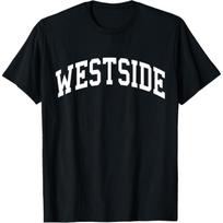 Wesai West Coast Hip Hop Westside T-Shirt S juoda