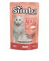 Simba konservai katėms gabaliukai padaže su lašiša ir dorada, 24x100 g