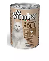 Simba konservai katėms gabaliukai padaže su žvėriena, 6x415 g