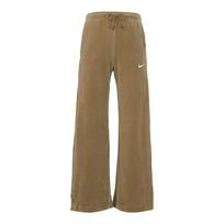 Nike Logo Embroidery Corduroy Wide Leg Split moteriškos kelnės šviesiai geltonos DQ5922-258 L