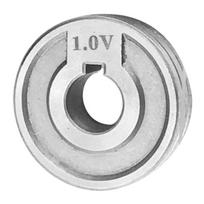 Vielos padavimo ritinėlio kreipiamasis ratukas 0,6/0,8/1,0 mm MIG suvirinimo aparatui su V grioveliu anglies ir aliuminio laidui