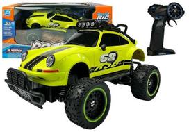 Nuotoliniu būdu valdomas bekelės automobilis Off-road R/C Beetle – žalias, 2.4G
