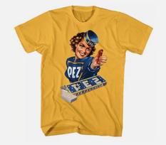 Pez Vintage Pez Mergaitė Ginger Suaugusiųjų Marškinėliai Unisex Marškinėliai S