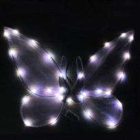 Cosplay kostiumas LED šviečiantys pasakų sparnai drugelio pasakų sparnai princesės angelo sparnai Blue lanterns