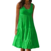 Berankovė kasdieninė vasarinė plius dydžio suknelė moterims, mada, A siluetas, atostogoms, paplūdimiui, balta sundress, moteriška elegantiška klostuota su raukiniais laisva suknelė 756 S juoda