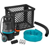 Gardena Hochwasser-Set 9000, Tauch- / Druckpumpe (Black/türkis, 300 Watt) | 09041-20 | 4078500062077