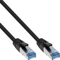 InLine 40 vnt. didmeninė pakuotė InLine® S/FTP PiMF Cat.6A halogenų neturintis tinklo kabelis 500MHz Black 2m | B-76802S | 4043718304707