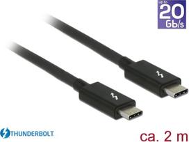 Delock Kabel Thunderbolt 3 USB-C Stecker > USB-C 2,0m | 84847 | 4043619848478