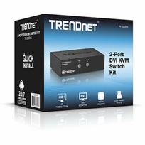 TRENDnet KVM  2-port DVI Switch Kit | TK-222DVK | 0710931170023