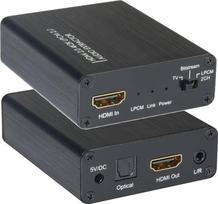Techly Techly 5.1CH audio ekstraktorius Toslink/Analog 3.5mm 2CH su HDMI 4K | IDATA HDMI-EA4K | 8054529025749