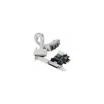 Longshine Controller PCIe 4x Seriell powered (RS232C) bulk | LCS-6324P | 4016621115449