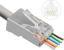 Lanview RJ45 STP kištukas Cat6A/Cat7 | RJ45 STP plug Cat6A/Cat7 for | 5704174603757