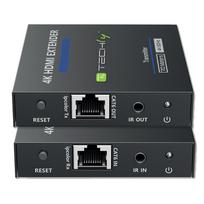 Techly 364187 Extender HDMI po skrętce Cat6/6a/7, 4K 60Hz, Zero Latecy, IR, do 70m | 364187 | 8059018364187