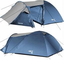 Palapinė turistinė Nils Extreme NC6012 BLUE-GREY Kempingo palapinė Trekker Nils Camp | 15-04-037 | 5907856621562
