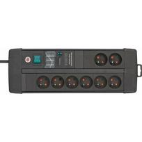 Maitinimo juosta Brennenstuhl Premium-Line Duo su apsauga nuo viršįtampių 8 lizdų 3 m Black (002181990000) | 002181990000 | 4007123674862