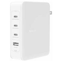 Įkroviklis Belkin sieninis 140W 4 prievadai (3xC 1xA) UK, EU, US kištukai White | WCH014BTWH | 0745883857647