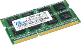 Atmiņa portatīvajam datoram RAM SODIMM ASINT PC3-10600 DDR3 4GB | ASINTDDR3