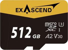 Atminties kortelė ExAscend Catalyst MicroSDXC 512GB UHS-I/U3 A2 V30 (EX512GUSDU1-AD) | EX512GUSDU1-AD | 6972904954595