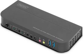 DIGITUS KVM-Switch, 2-Port, HDMI 4K, Metallgehäuse | DS-12874 | 4016032487517