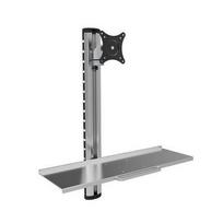 Techly sieninis laikiklis monitoriui 15" - 27" su klaviatūros stovu (ICA-PLW-01) | ICA-PLW-01 | 8054529028276