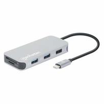 MANHATTAN USB-C 8-in-1 Dockingstation HDMI RJ45 3xUSB-A | 130615 | 0766623130615