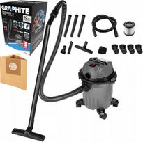 Pramoninis dulkių siurblys Graphite 58GE133 | 58GE133 | 5902062096333