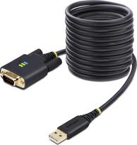 USB kabelis StarTech USB-A - D-Sub (VGA) 3 m Black (1P10FFC-USB-SERIAL) | 1P10FFC-USB-SERIAL | 0065030898331