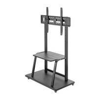 MANHATTAN TV-Ständer rollbar 37"-100" 150kg Fachboden Sockel | 462334 | 0766623462334