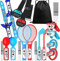 JYS Komplektas 15in1 Priedai Laikikliai Tvirtinimo elementai Sportui Nintendo Switch / Switch Oled / Ns253 | SB8848 | 5904647823259