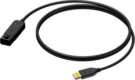 USB kabelis Procab USB-A - USB-A 12 m Black (BXD602/12) | BXD602/12 | 5414795040854