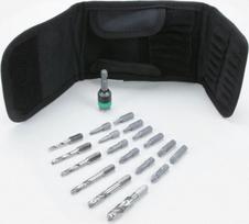 Wera Wera 848/851/867/19 metalo grąžtų ir antgalių rinkinys (black, 1/4, 19 vnt.) | 05104652001 | 4013288111654
