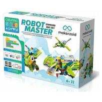 Makerzoid Robot Master Standard – rinkinys su daugiau nei 370 edukacinių kaladėlių su programavimo galimybe | MKZ-RM-SD | 6974810050002