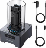 GRAUGEAR DM.2 Klone Station M.2 NVMe SSD mit Lüfter 20Gbit | G-M2DK-CL-20G | 4260746550986