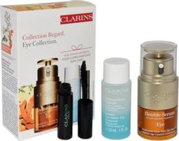 Clarins RINKINYS (DOUBLE SERUM AKIŲ 20ML + GREITASIS AKIŲ MAKIAŽO VALIKLIS 50ML + MASCARA SUPRA LIFT & CURL 3ML) | 3666057144608 | 3666057144608
