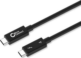 MicroConnect Microconnect TB4020 Thunderbolt kabelis 2 m 40Gbit/s Black | TB4020 | 5715063003060