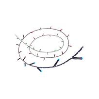 Kalėdinės girliandos Signify WiZ Fairy Light Color 20m lauko naudojimui | 929004101222 | 8720169076969