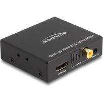 DELOCK HDMI Konverter A -> A Bu/Bu + Audio Extractor 4K | 62692 | 4043619626922