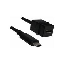 Bachmann BACHMANN Keystone USB 3.1 tipo C moteriškas/moteriškas jungtis, 0,5 m | 4057298142550 | 4057298142550