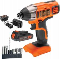 Smūginis suktuvas Black+Decker BLACK+DECKER ZAKRĘTARKA UDAR. 18V BDCIM18D1A 115Nm 1x2,0Ah | BDCIM18D1A-QW | 5035048832752