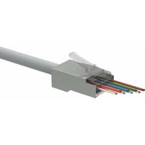 Solarix Solarix Universalus EASY RJ45 CAT5E STP 8p8c jungtis laidui ir lizdui / 100 vnt SXRJ45-5E-STP-EASY | 11239001 | 8595684704372