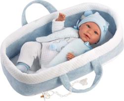 Llorens 17411 Lėlė kūdikis Mimo 42 cm su lopšiu | 8426265174119 | 8426265174119