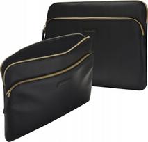 Dbramante Paris+ Pebbled pilnagrūdės odos dėklas MacBook Pro 14'' ir 14'' nešiojamam kompiuteriui - Night Black | PA14PBBL5637 | 5711428056375