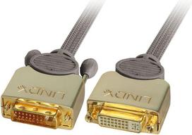 Kabelis Lindy DVI-D - DVI-D 2m Gold (37150) | 37150 | 4002888371506