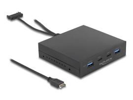 DELOCK 3.5 USB" 3.2 Gen 2 Front Panel 2 x USB-C + 2 x USB-A | 64057 | 4043619640577